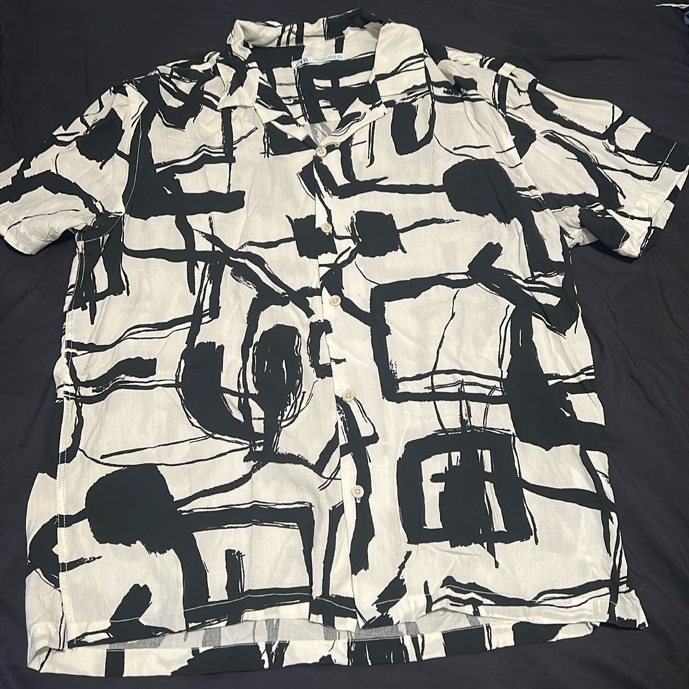 Zara button down shirt